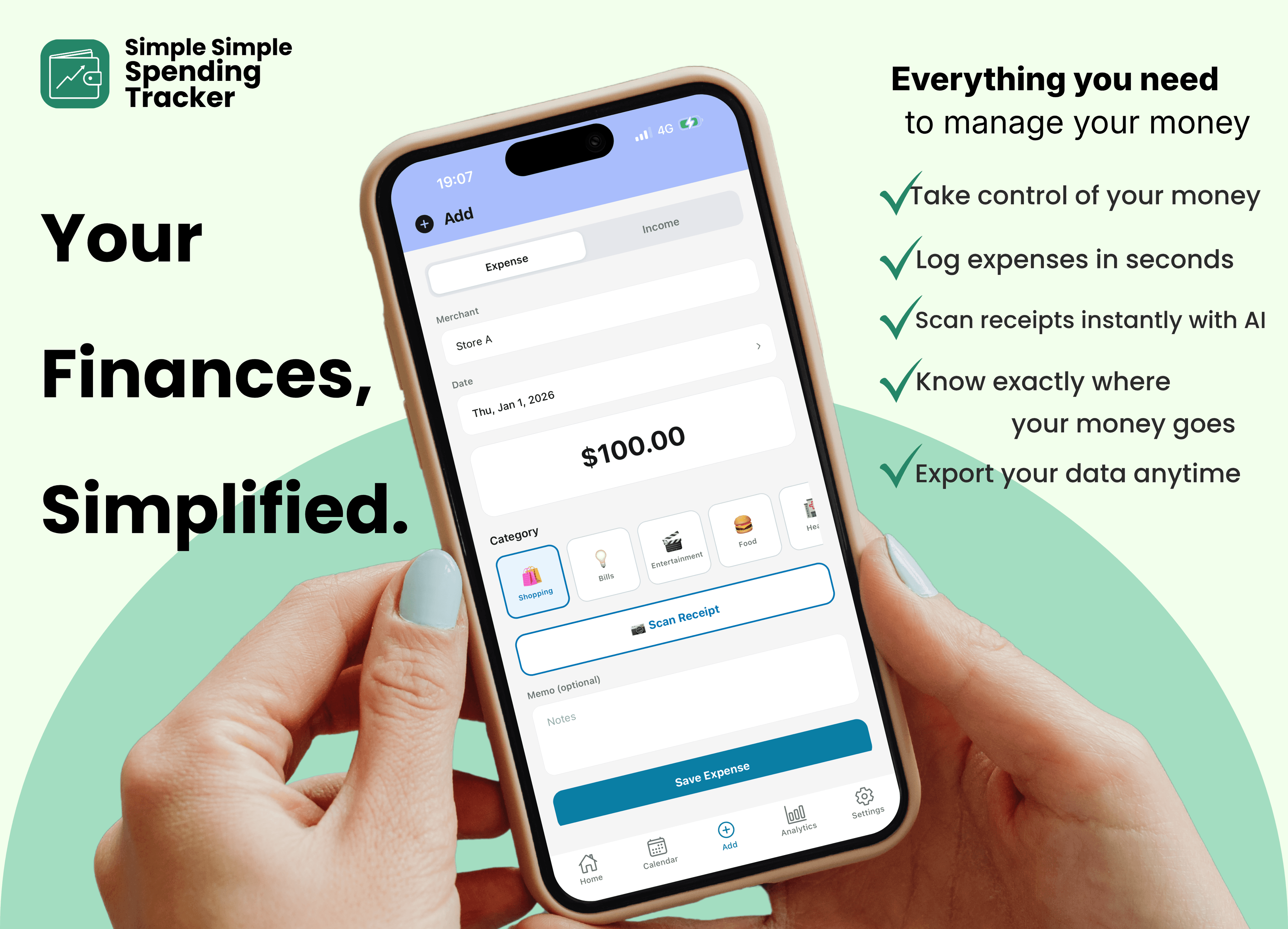 Simple Spending Tracker